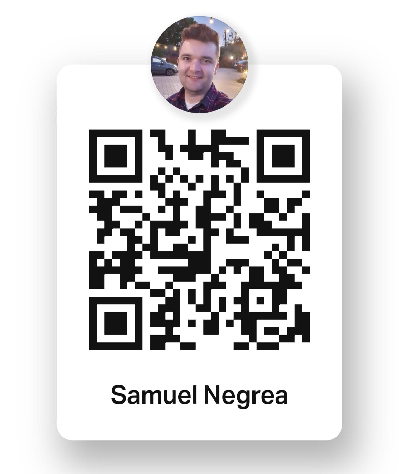 QR code to Bible App profile
